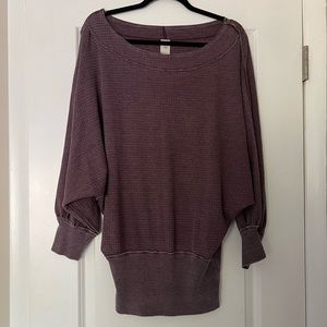 Free People Waffle Knit Tunic